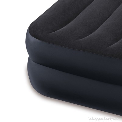 Intex 16.5in Twin Dura-Beam Pillow Rest Raised Airbed with Built-In Electric Pump 556827688